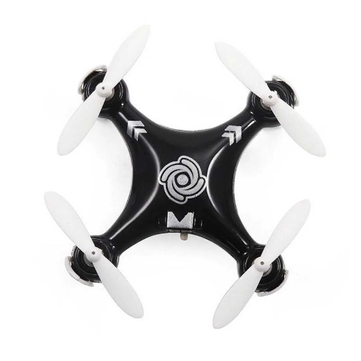 Mini Drone Radiocommandé 4 Hélices Moteur Brushless 4 Canaux LED Noir Mat - YONIS