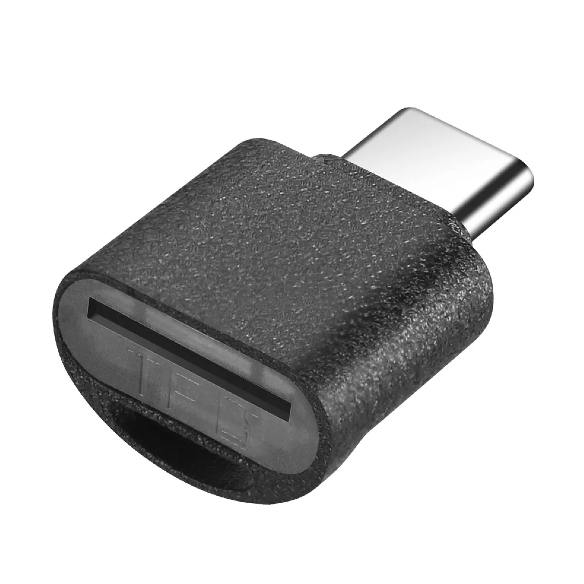 Mini Lecteur Carte micro SD et TF, Adaptateur USB-C Noir