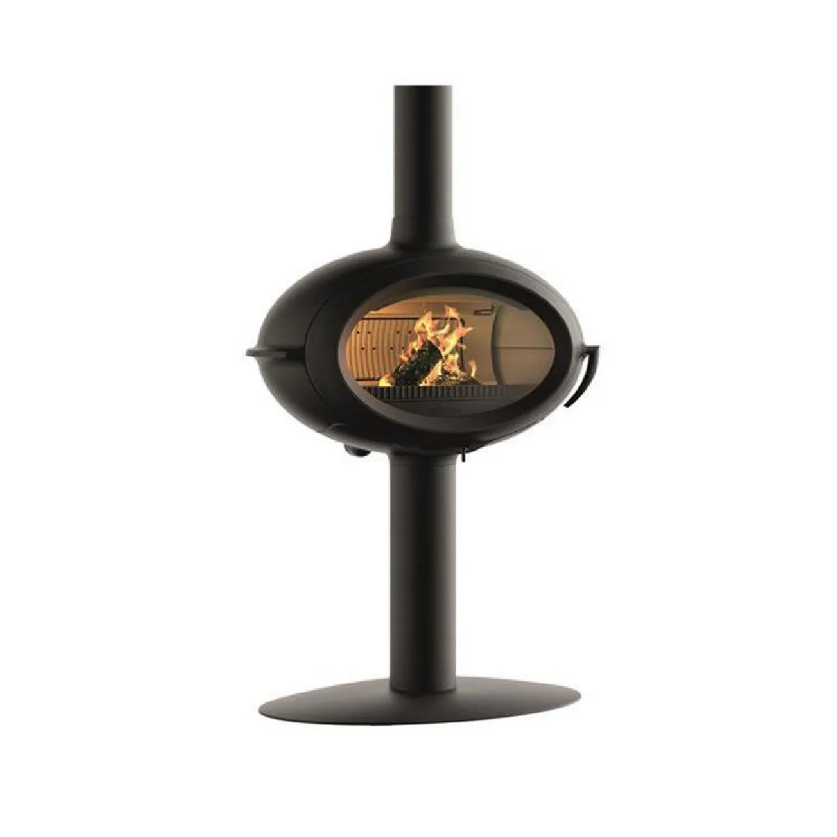 Poêle à bois fonte 7kw noir - p648114 - INVICTA