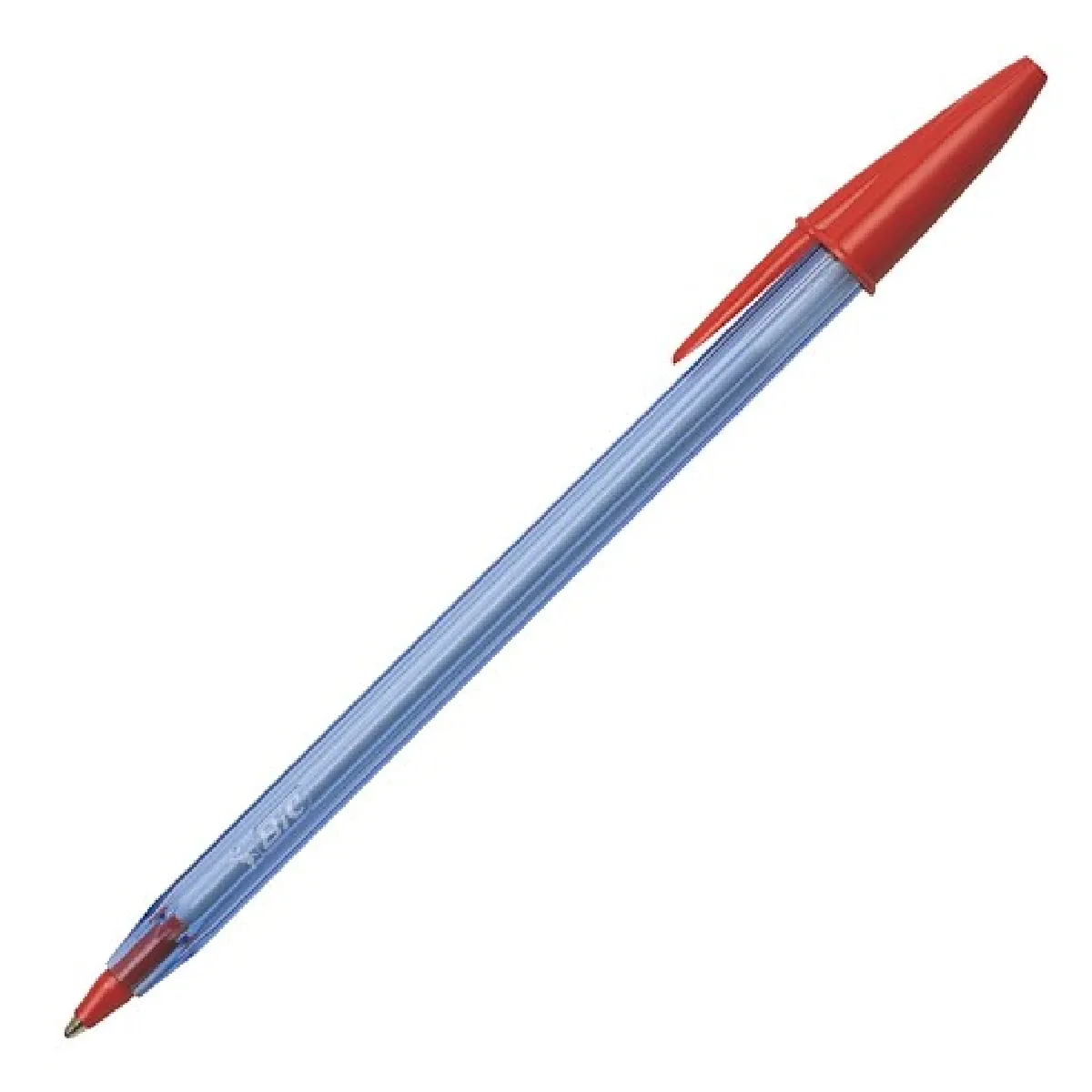 Stylo bille Bic Cristal Soft 1,2 mm - écriture très fluide rouge - Lot de 50