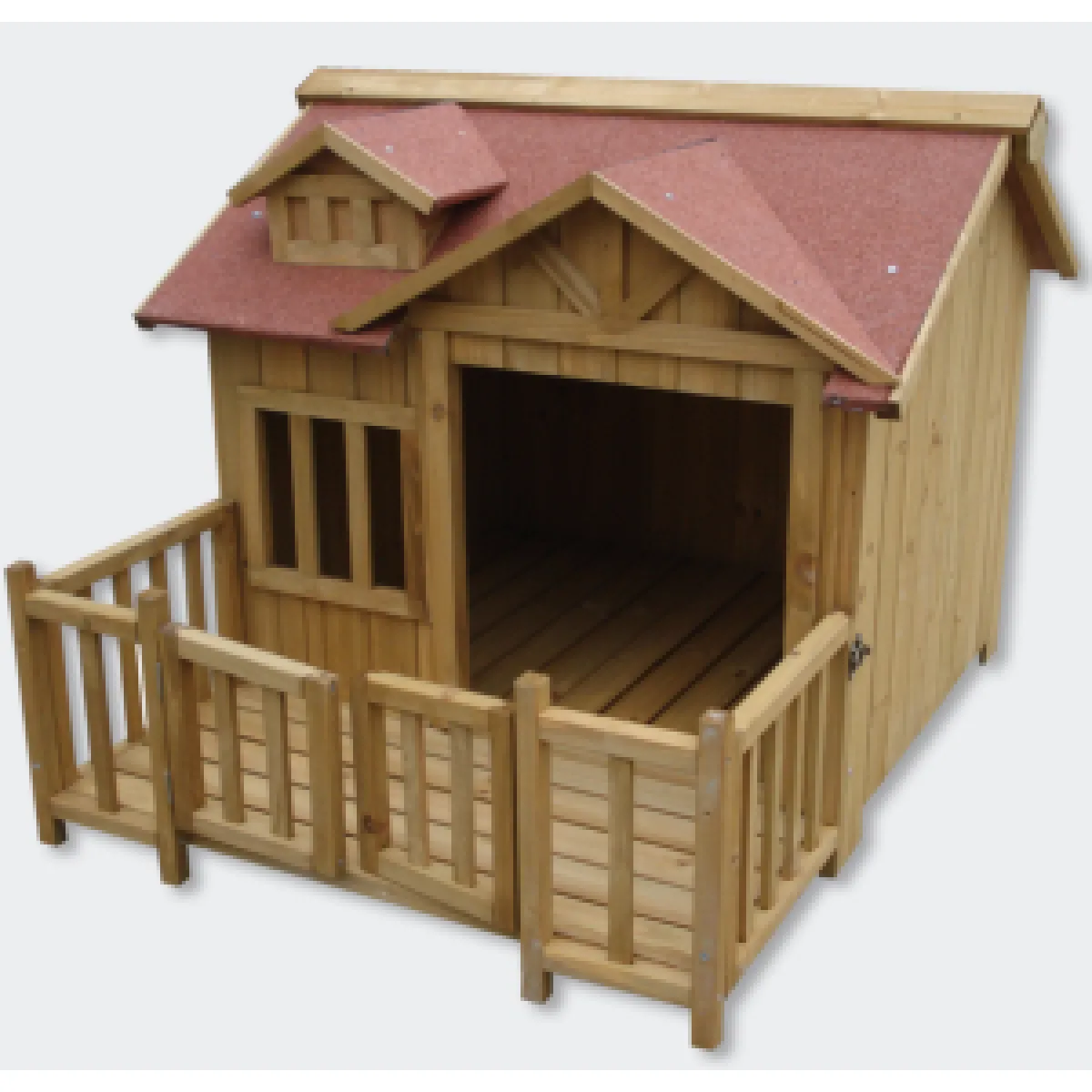 Niche a chien XL ou chenil en bois