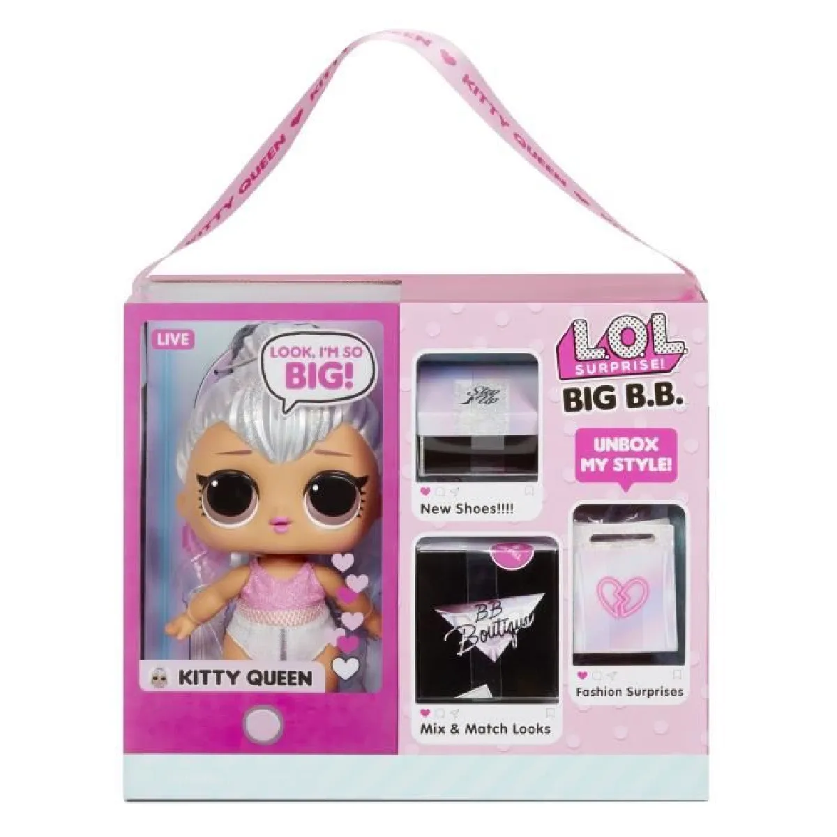 L.O.L. SURPRISE Big B.B.Doll Kitty Queen