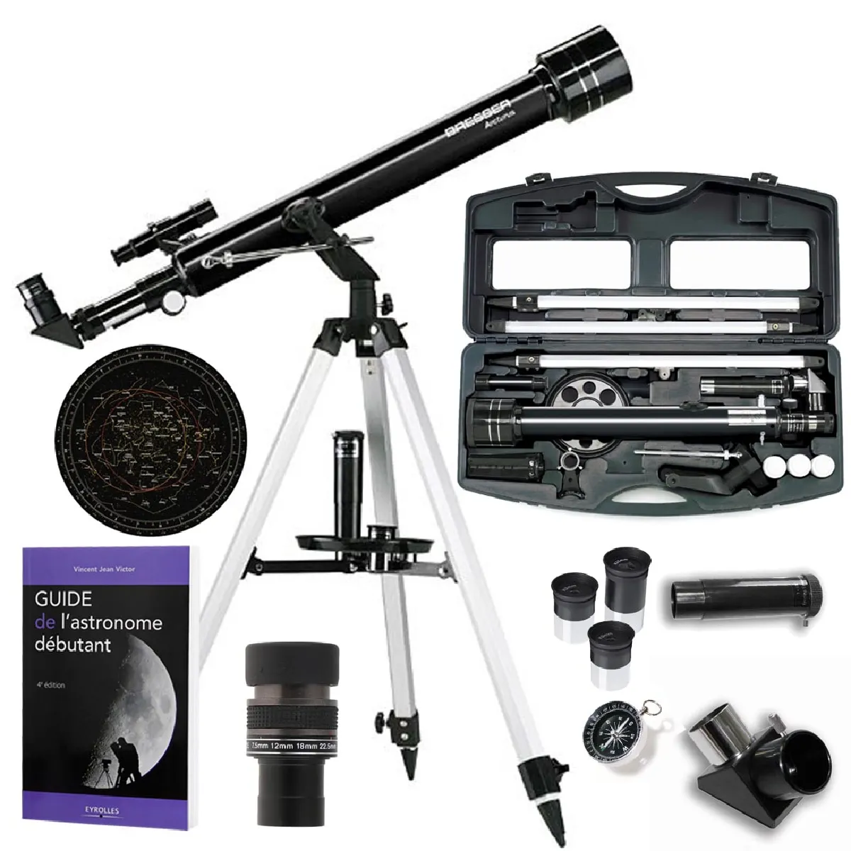 Le Pack du Débutant Lunette Astronomique Arcturus 60/700 AZ1