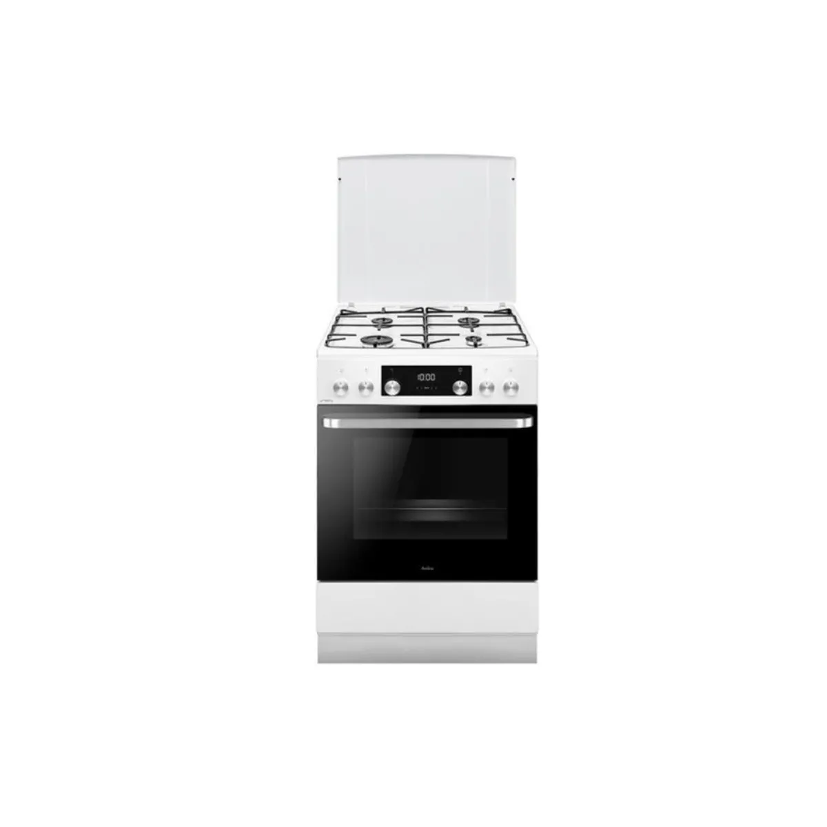 Cuisinière gaz 77l 4 feux blanc - ACM7005RB - AMICA