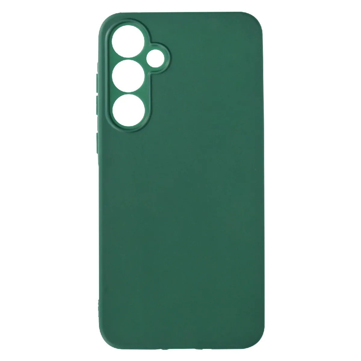 Avizar Coque pour Samsung Galaxy A35 5G Silicone Finition Mate Soft Touch Vert Foncé