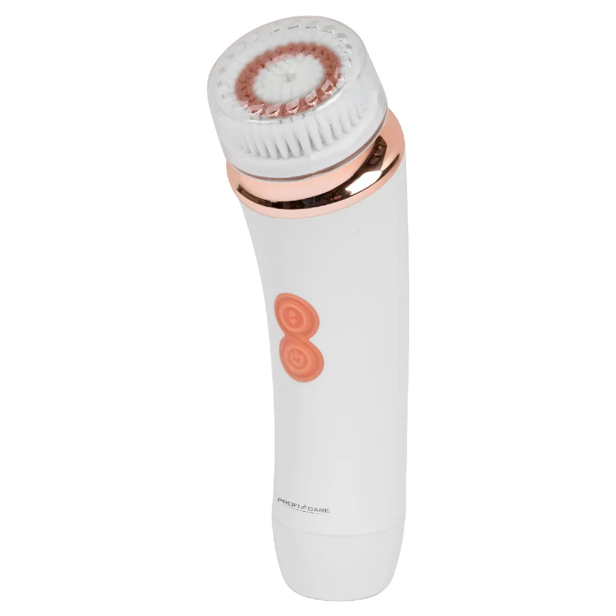 Brosse Nettoyante Visage Électrique avec 2 Têtes Brossantes Exfoliante, , Blanc/Orange, Proficare, GRB 3081