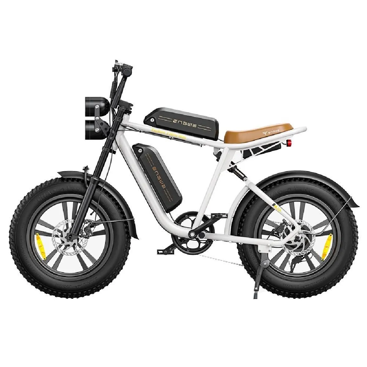 Vélo Électrique ENGWE M20 26AH - 750W 1248WH Double batterie 120KM d'Autonomie - Blanc