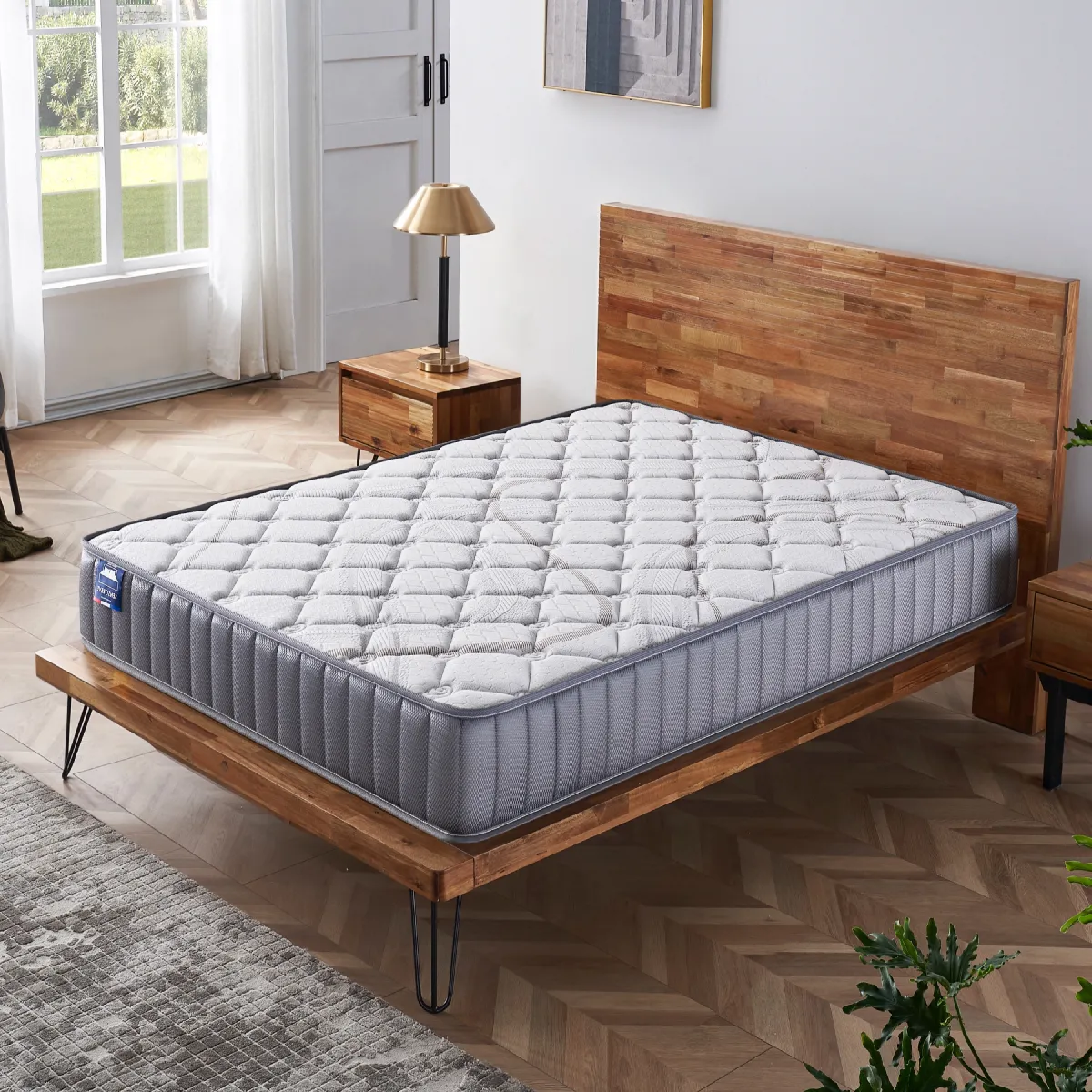 N°1 Matelas Sirius LATEX NATUREL 140x190cm - Épaisseur 22cm-Soutien Tonique Parfait & Enveloppant