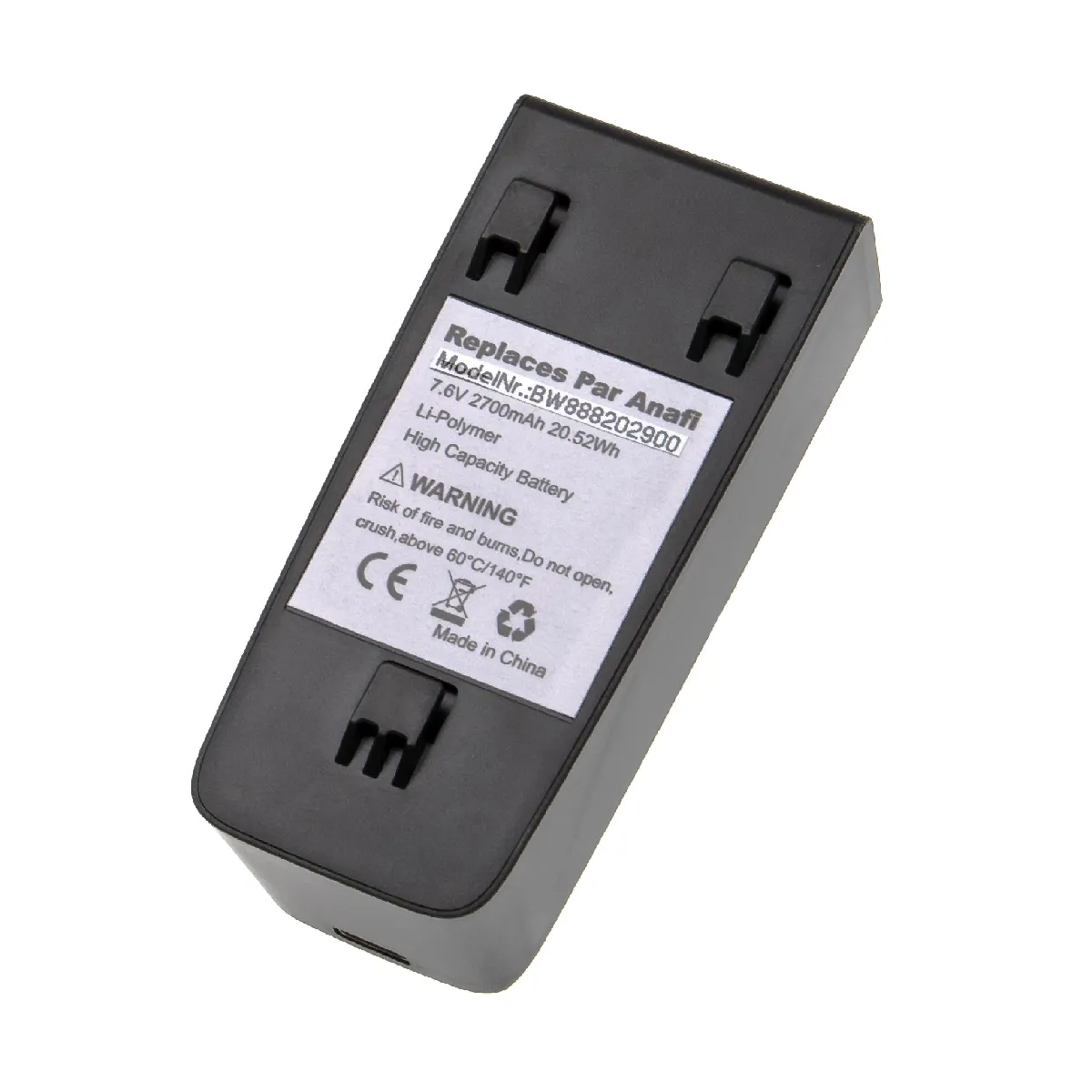 vhbw Batterie compatible avec Parrot Anafi drone (2700mAh, 7,6V, Li-polymère)