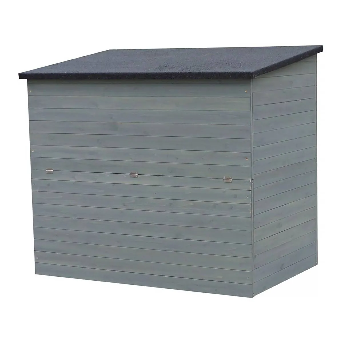 Coffre de jardin en bois Caja - 137 x 91 x 121 cm - Anthracite