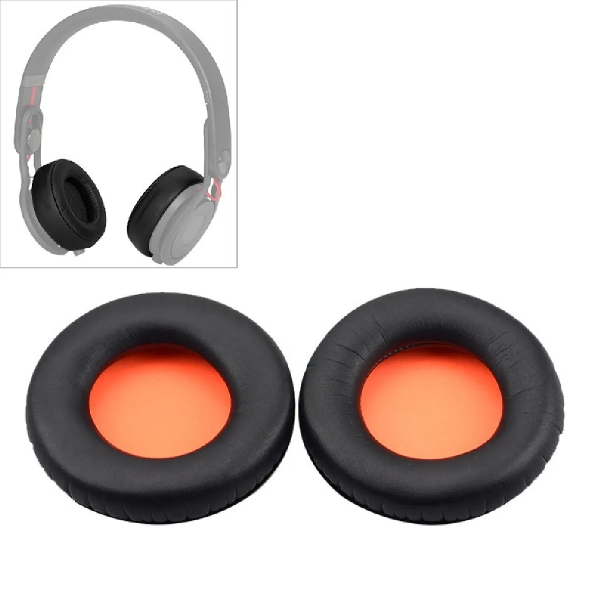 Coussinets Mousse 2 PCS Pour Steelseries Siberia V2 / V1 Couverture Bleu Casque De Protection Noir Orange Version