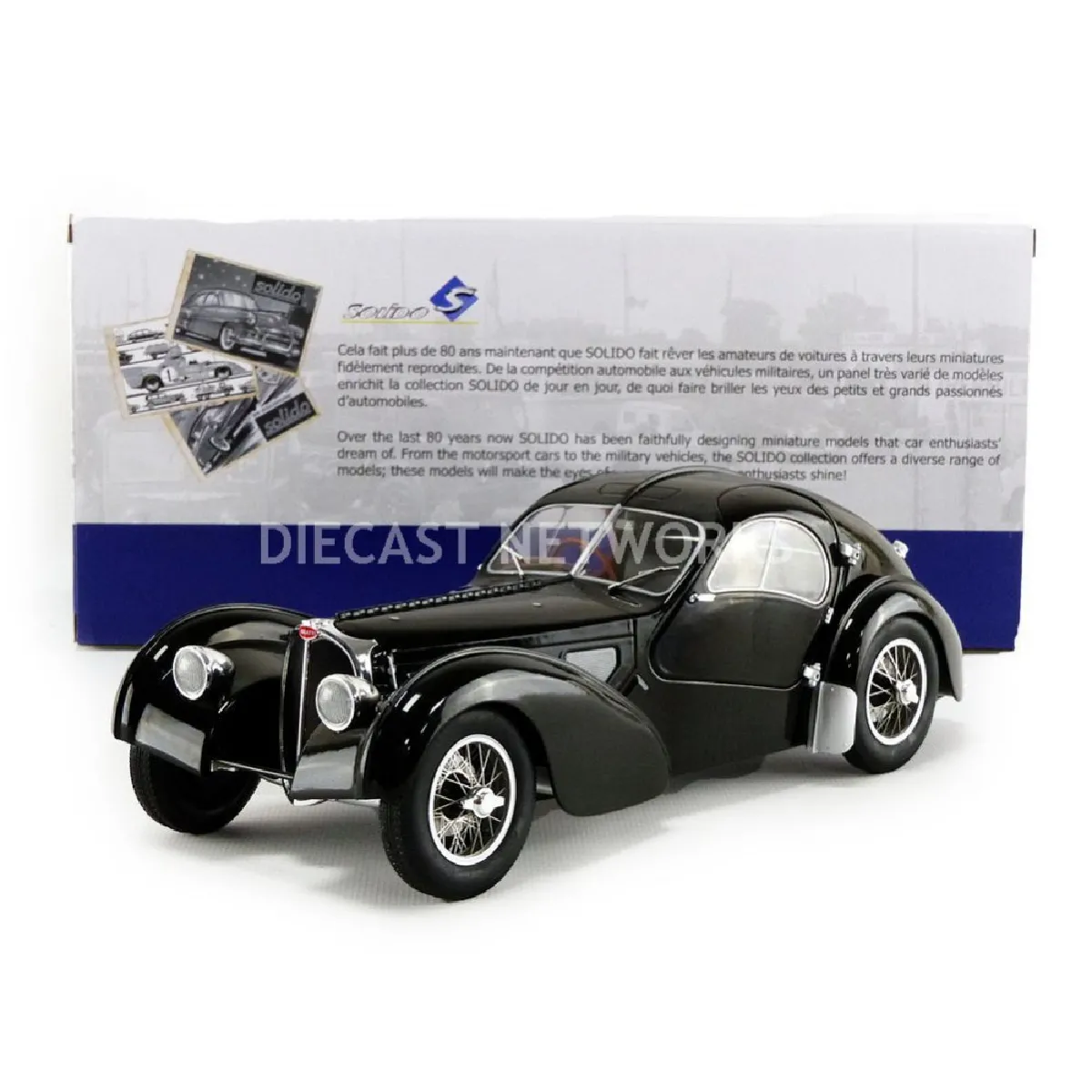 SOLIDO - 1/18 - BUGATTI 57 SC ATLANTIC - 1938 - 1802101