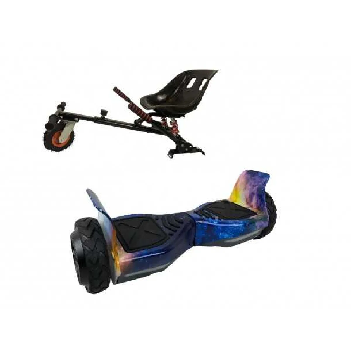 Pack Hoverboard Petit Hummer Galaxy et Hoverkart Tout Terrain