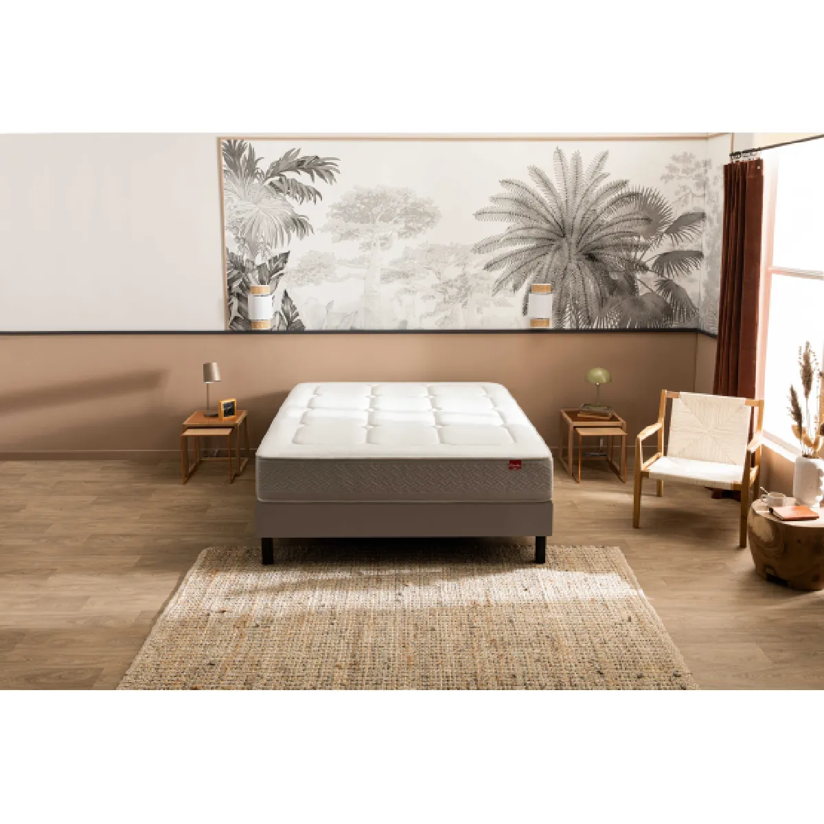 Matelas Epeda L'Escapade - Ressorts Ensachés + mémoire de forme 160x200