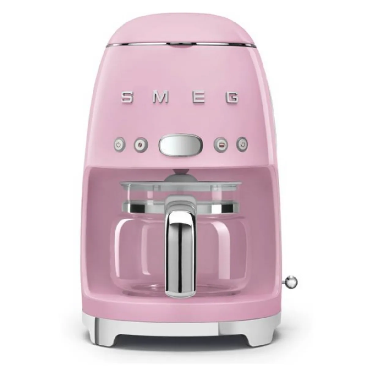 Cafetière filtre programmable 10 tasses 1050w rose - DCF02PKEU - SMEG