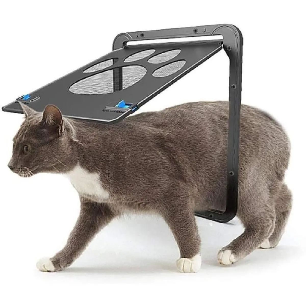 porte moustiquaire pour chatière pour chat, porte intérieure pour chatière, porte moustiquaire bidirectionnelle avec chatière avec