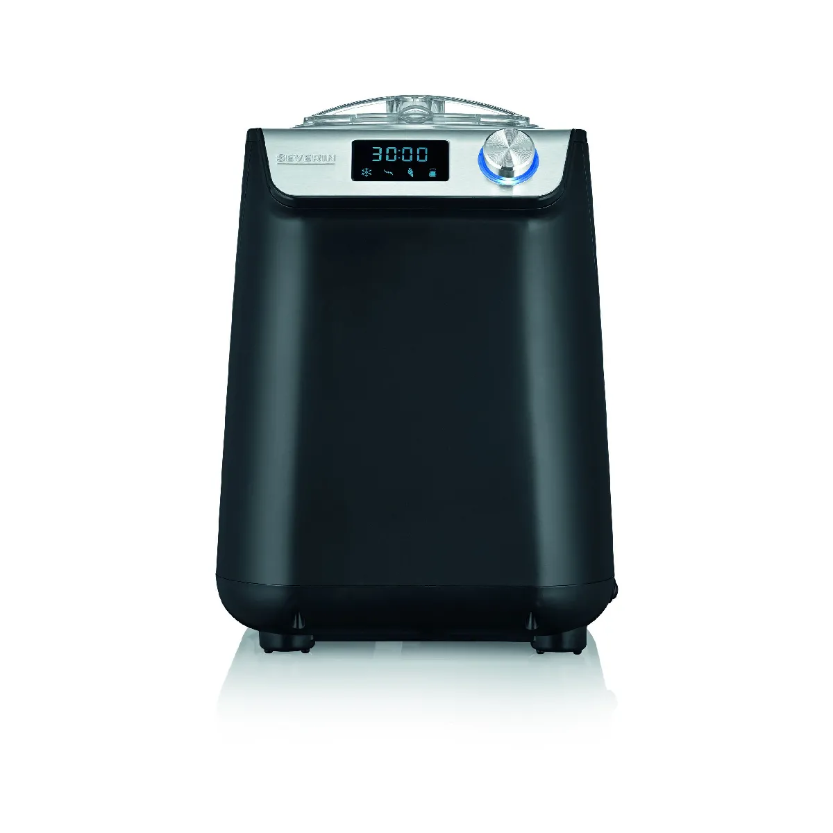 Turbine à glace 2en1 1.2l 135w noir/inox - ez7407 - SEVERIN