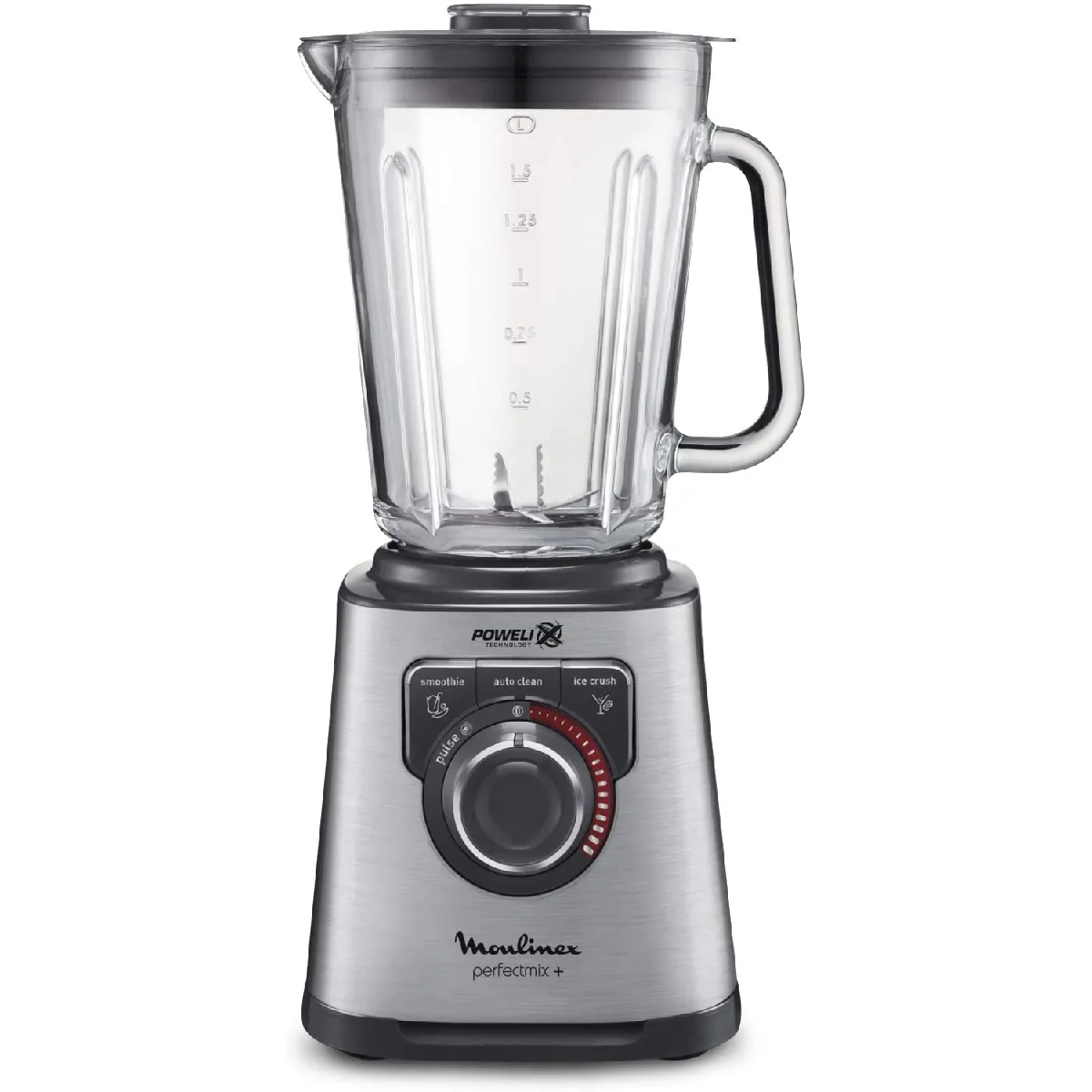 blender électrique de 2L 1200W noir gris