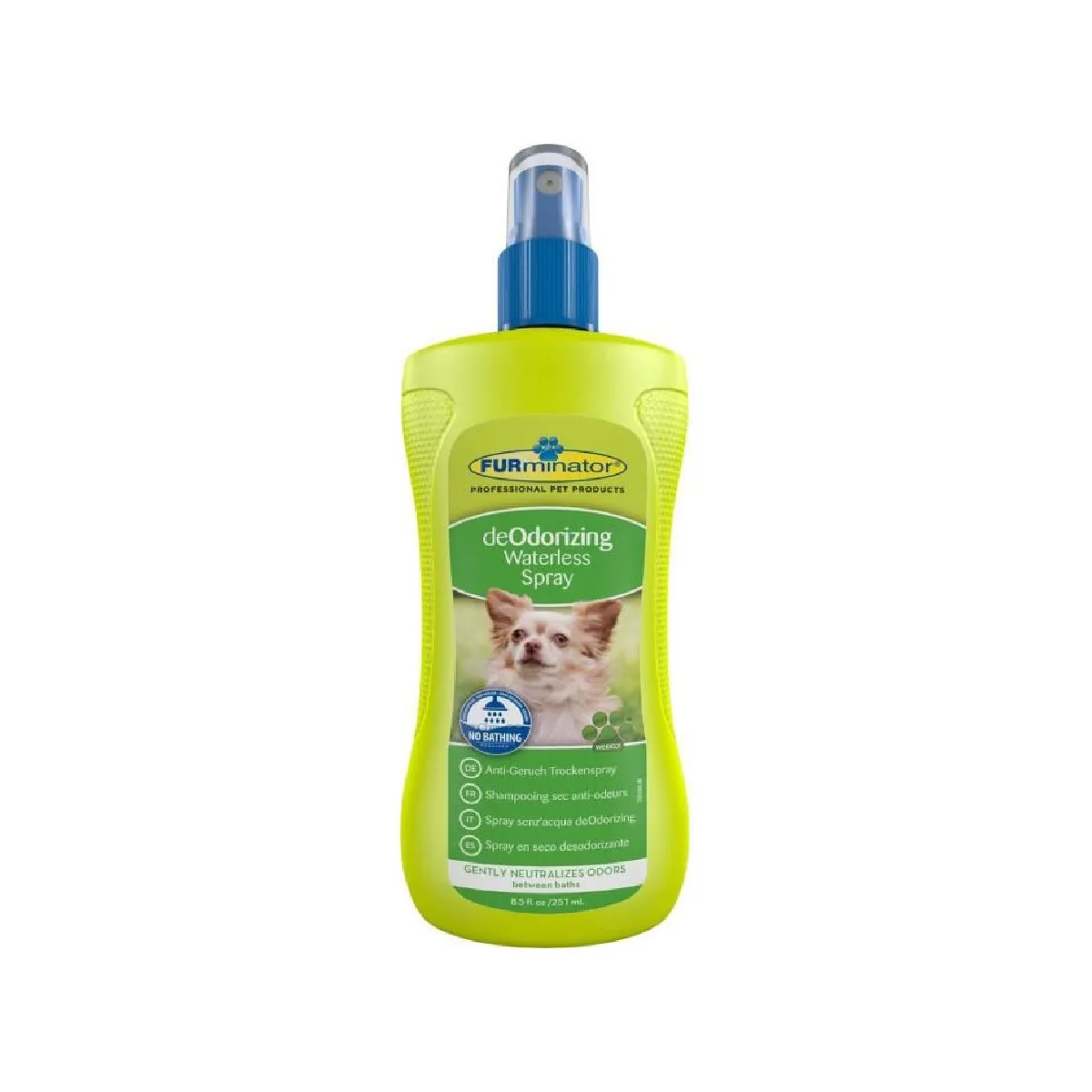 FURminator Shampoing sans rinçage désodorisant 250ml pour chien