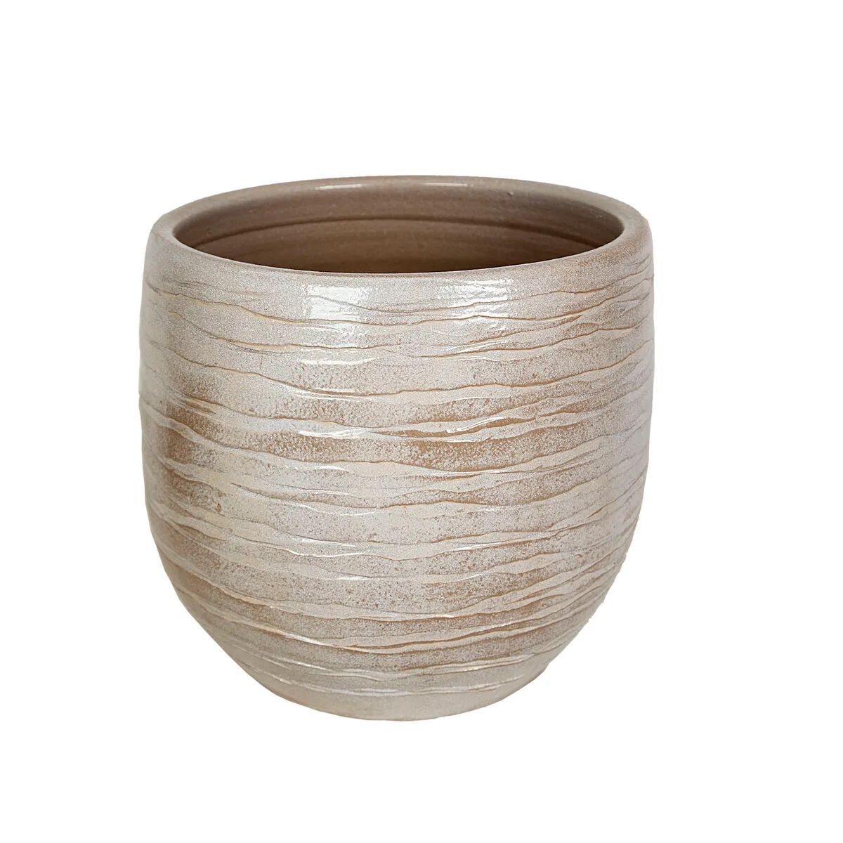 Cache-pot Romimex Beige Céramique 27 x 26 x 27 cm