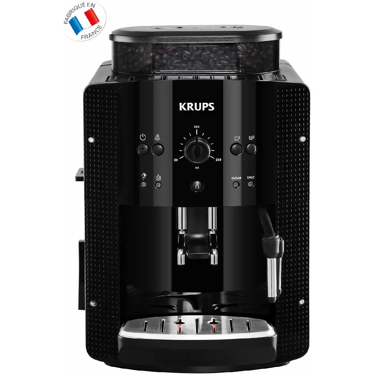 machine à expresso de 1,6L Automatique avec Broyeur à Grains 1450W noir