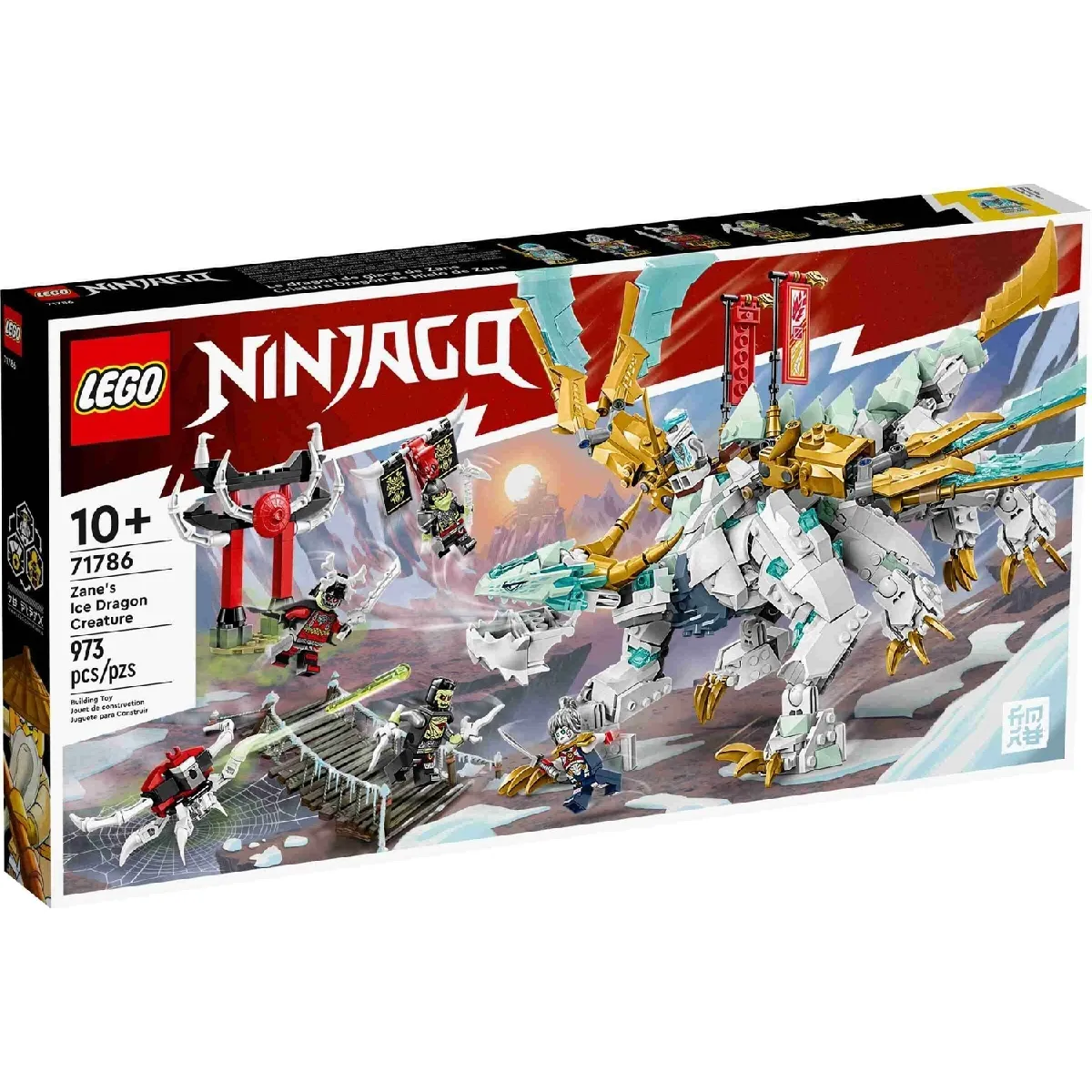 Ninjago La créature Dragon de glace de Zane