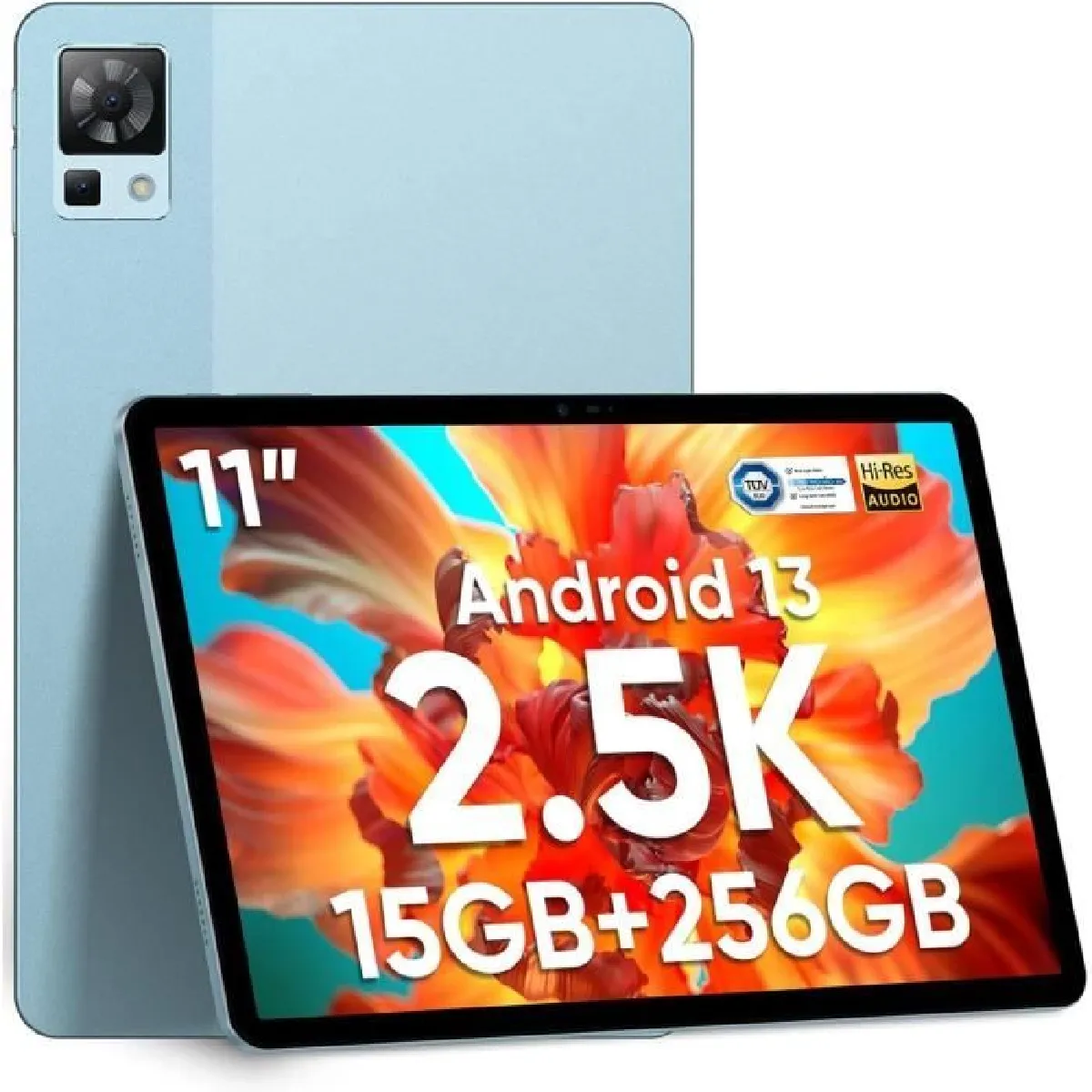 Tablette Tactile - DOOGEE T30 Pro - 11 pouces Écran - 2,5K - 4G WIFI - 15 Go RAM 256 Go ROM - Android - 8 Core - Ordinateur - Bleu