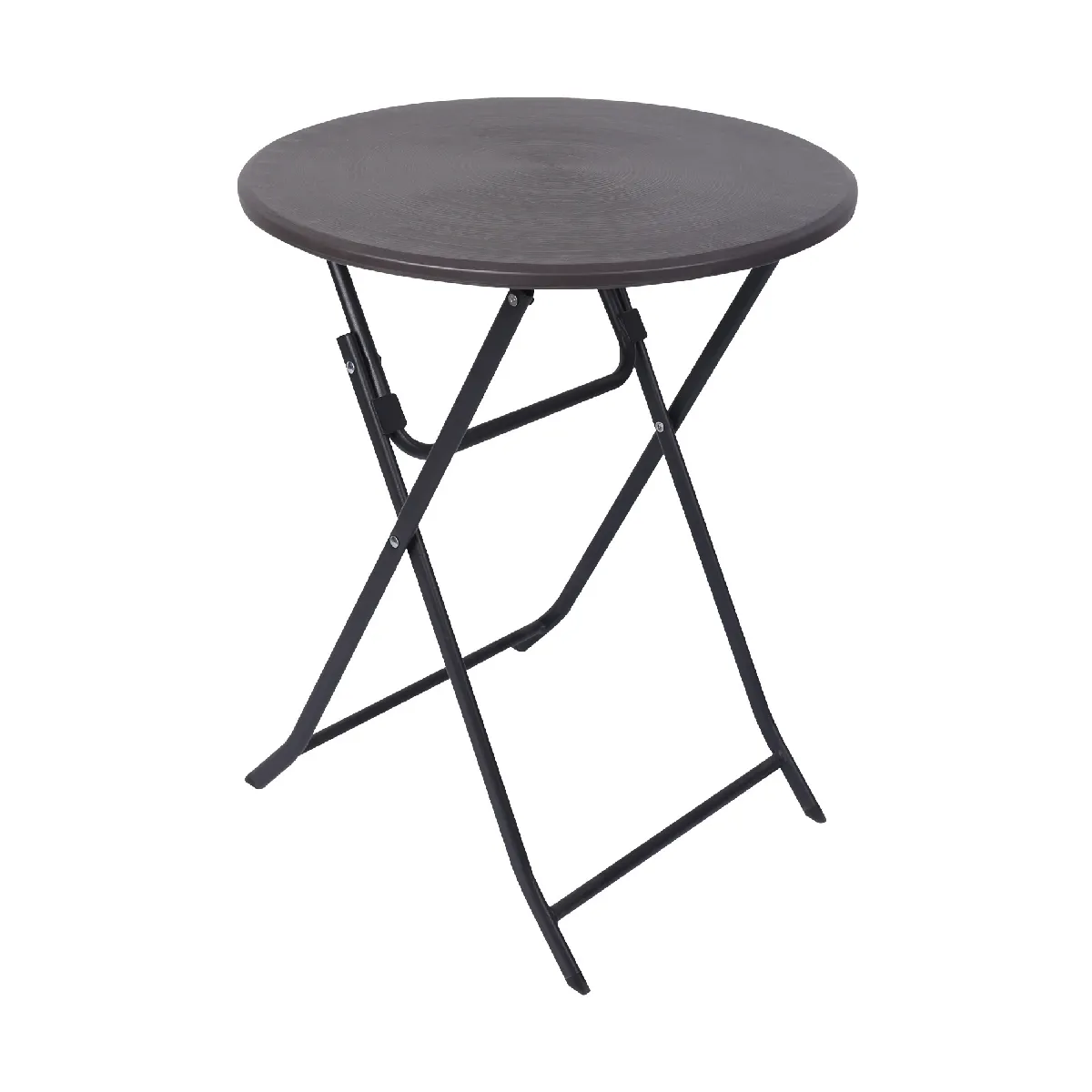 Table De Jardin Pliante En Plastique Effet Rotin Pour Terrasse Exterieur