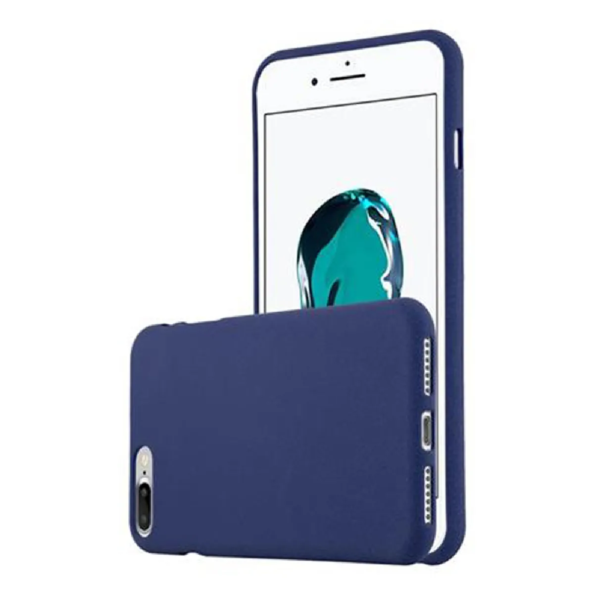 Coque iPhone 7 PLUS / 7S PLUS / 8 PLUS Etui en Bleu