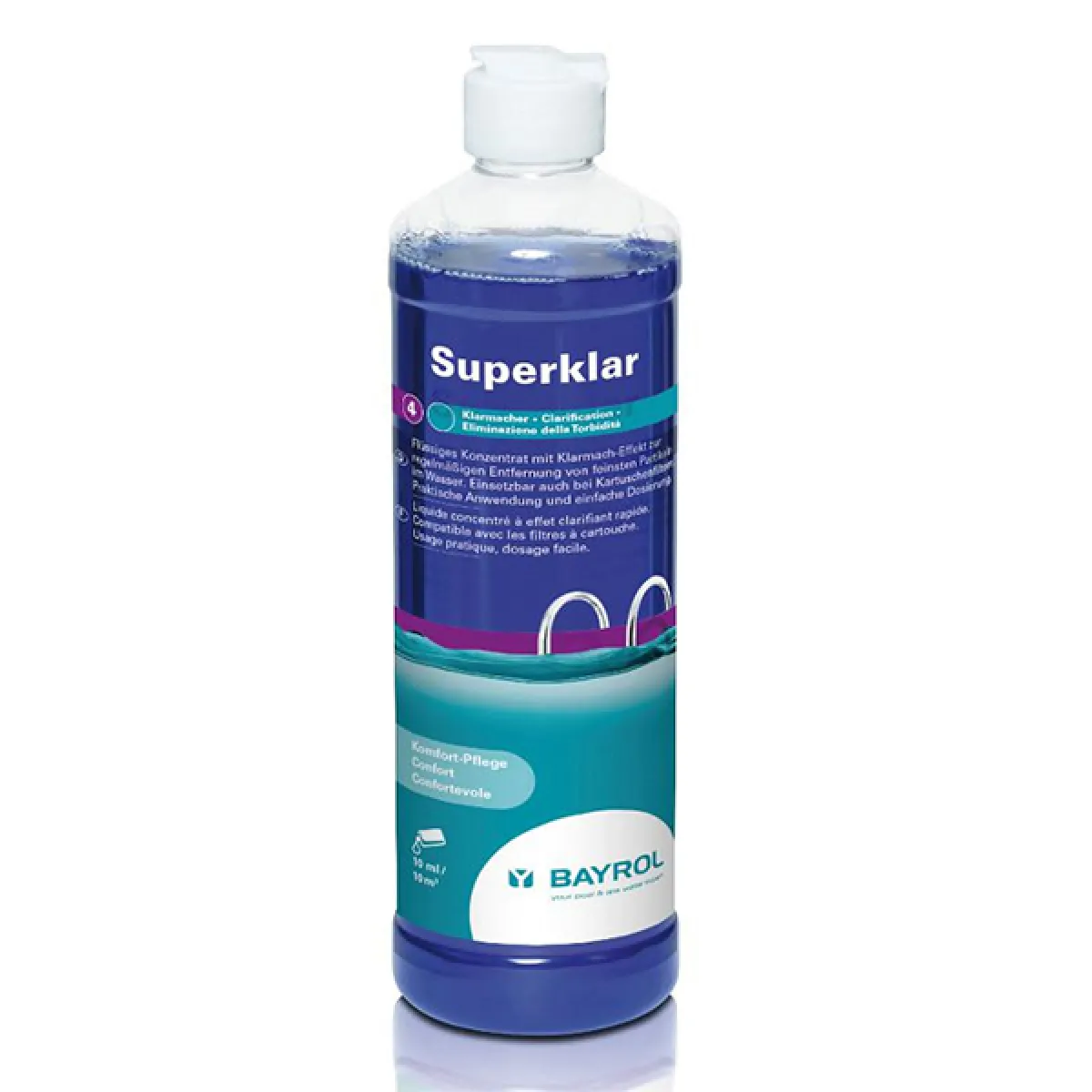 Clarifiant liquide 0.5l - superklar - BAYROL