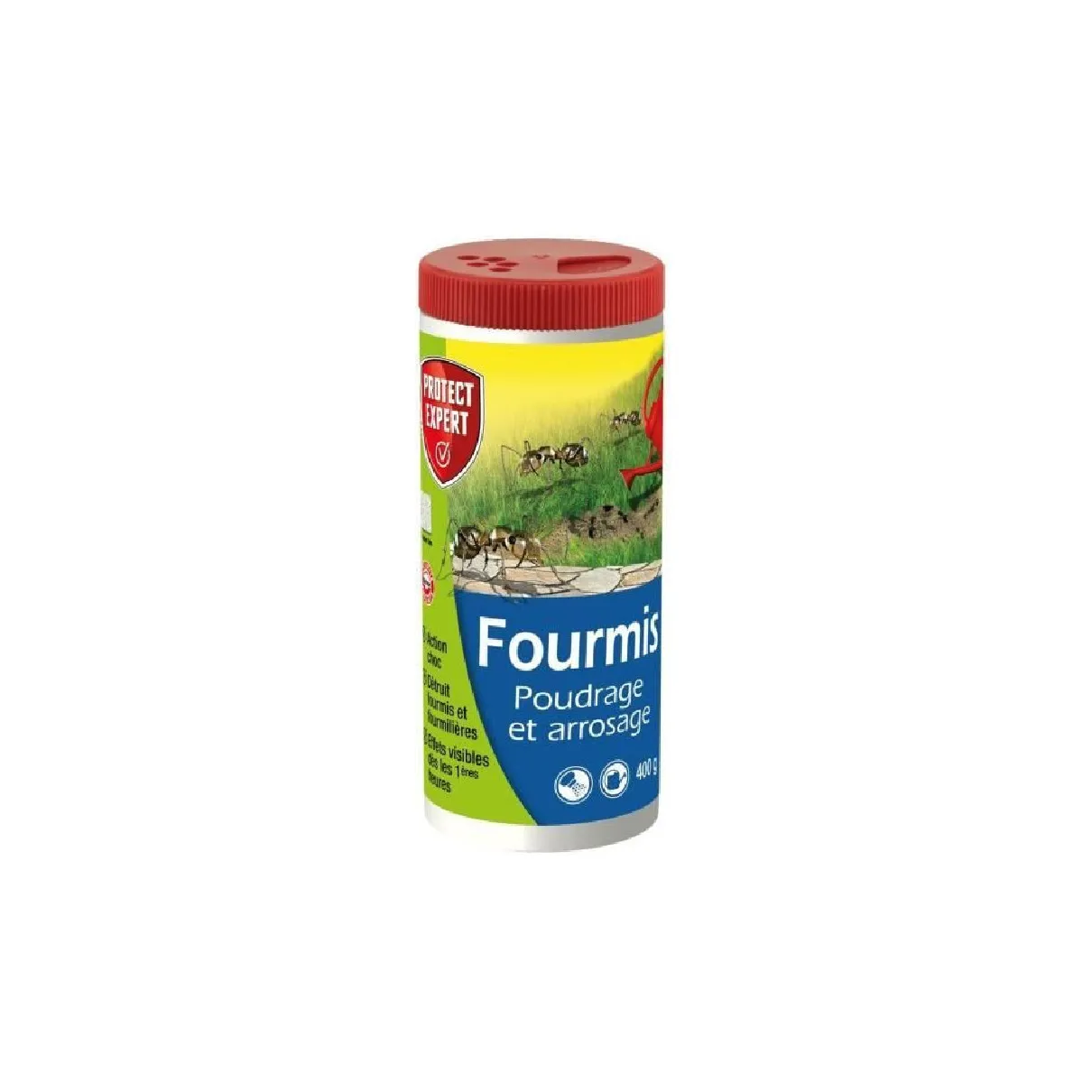 Protect Expert FOURPOUD400 Fourmis - Poudrage Et Arrosage - 400 g Pex