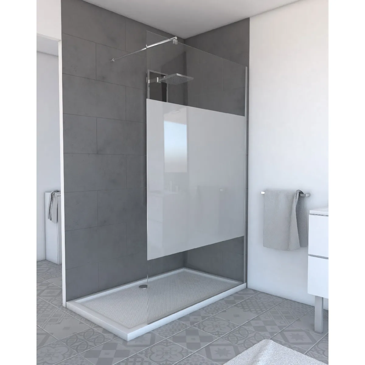 Paroi de douche 120 cm