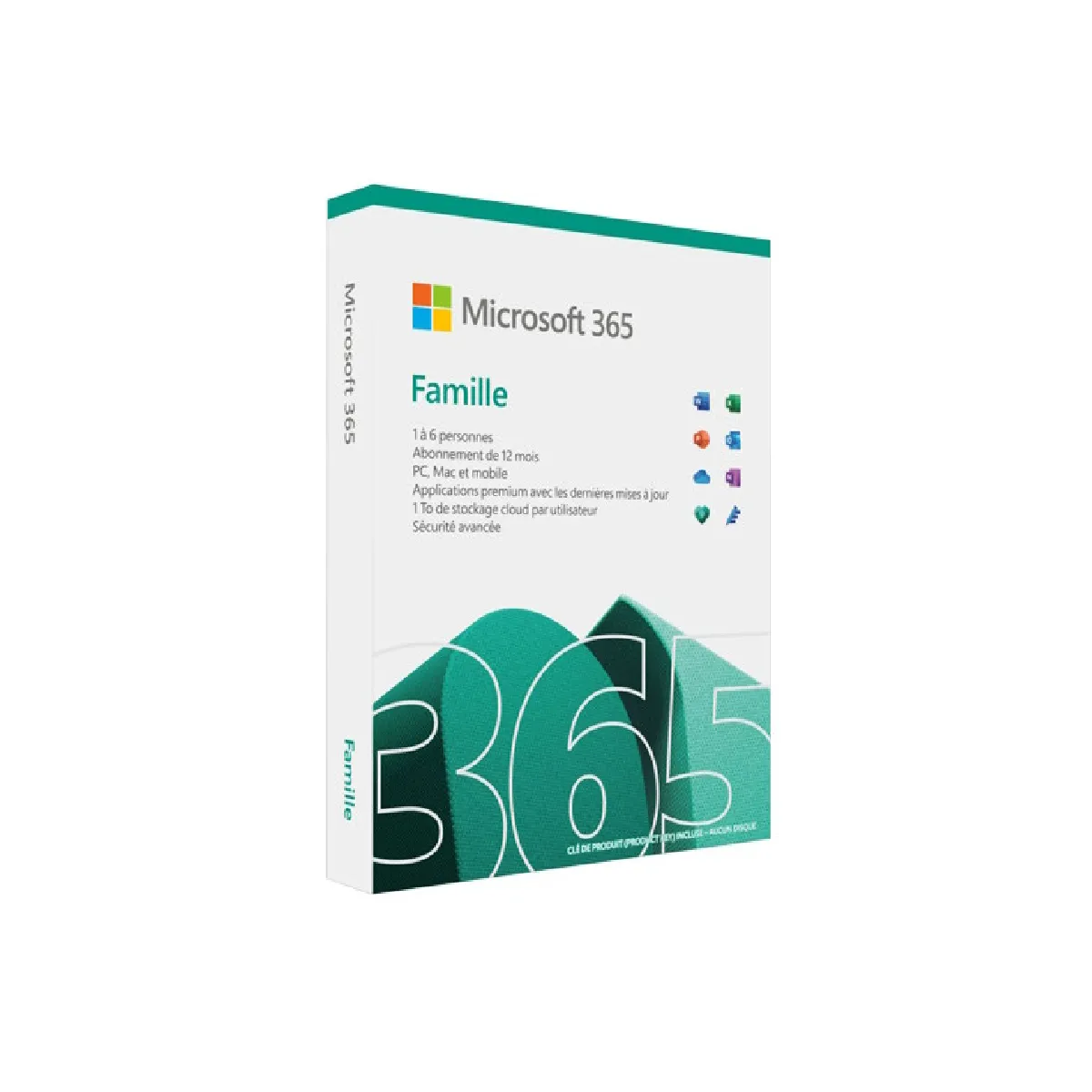 Microsoft Office 365 Famille (Family) - 6 utilisateurs - 12 mois - PC, Mac, iOS, Android, Chromebook - A télécharger - Livraison rapide 7/7j