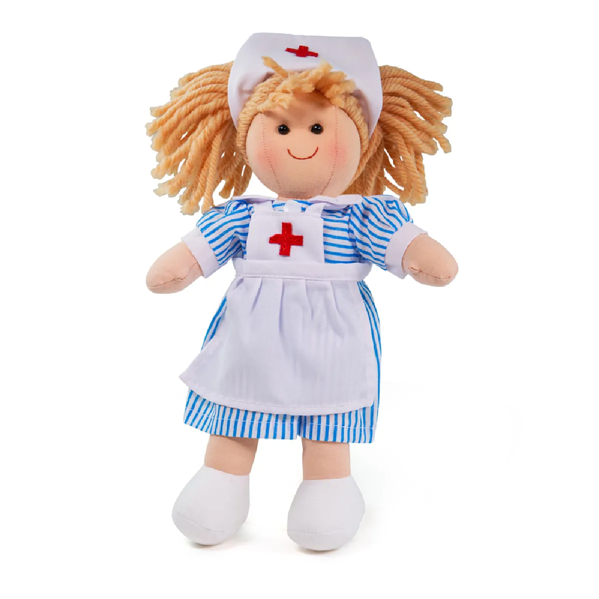 Poupée douce Nurse Nancy, 28cm de haut