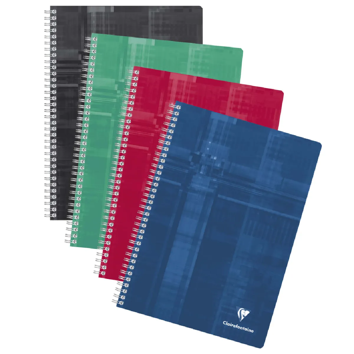 Clairefontaine Cahiers à reliure spiralée A4 90 Feuilles carrées 5 pcs