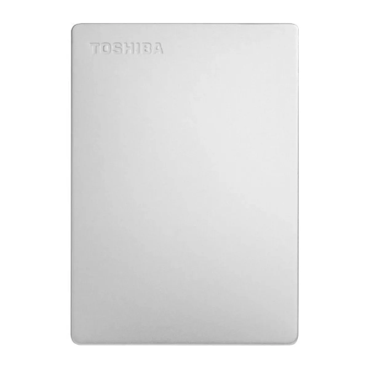 Disque dur externe - TOSHIBA - Canvio Slim - 1 To - Argent