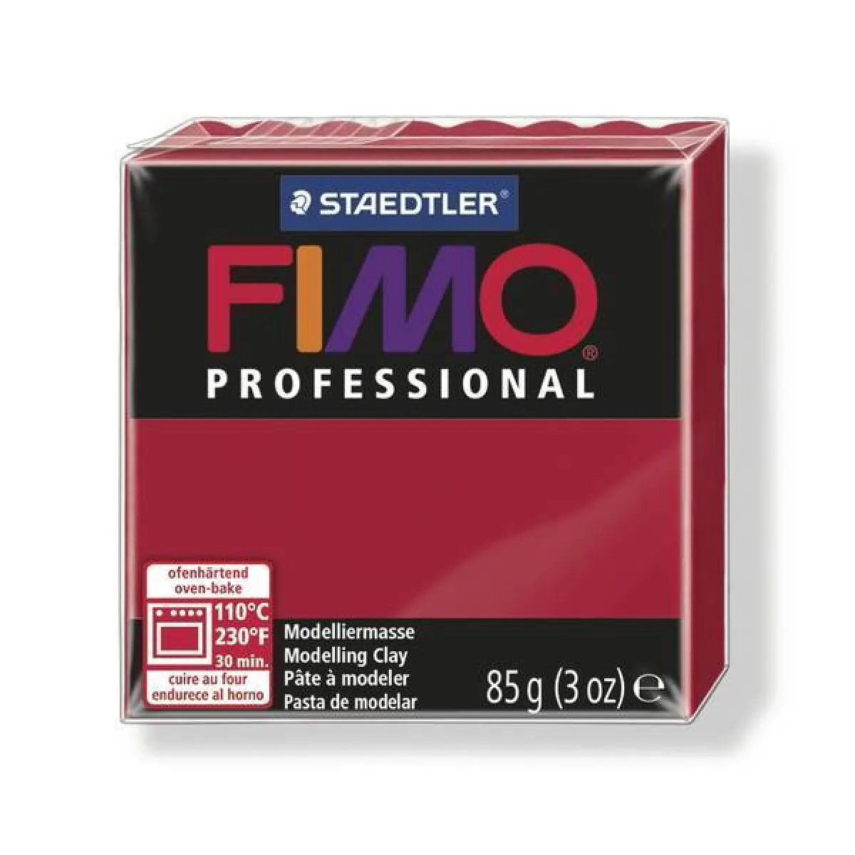 Pâte Fimo 85 g Professional Carmin 8004.29 - Fimo