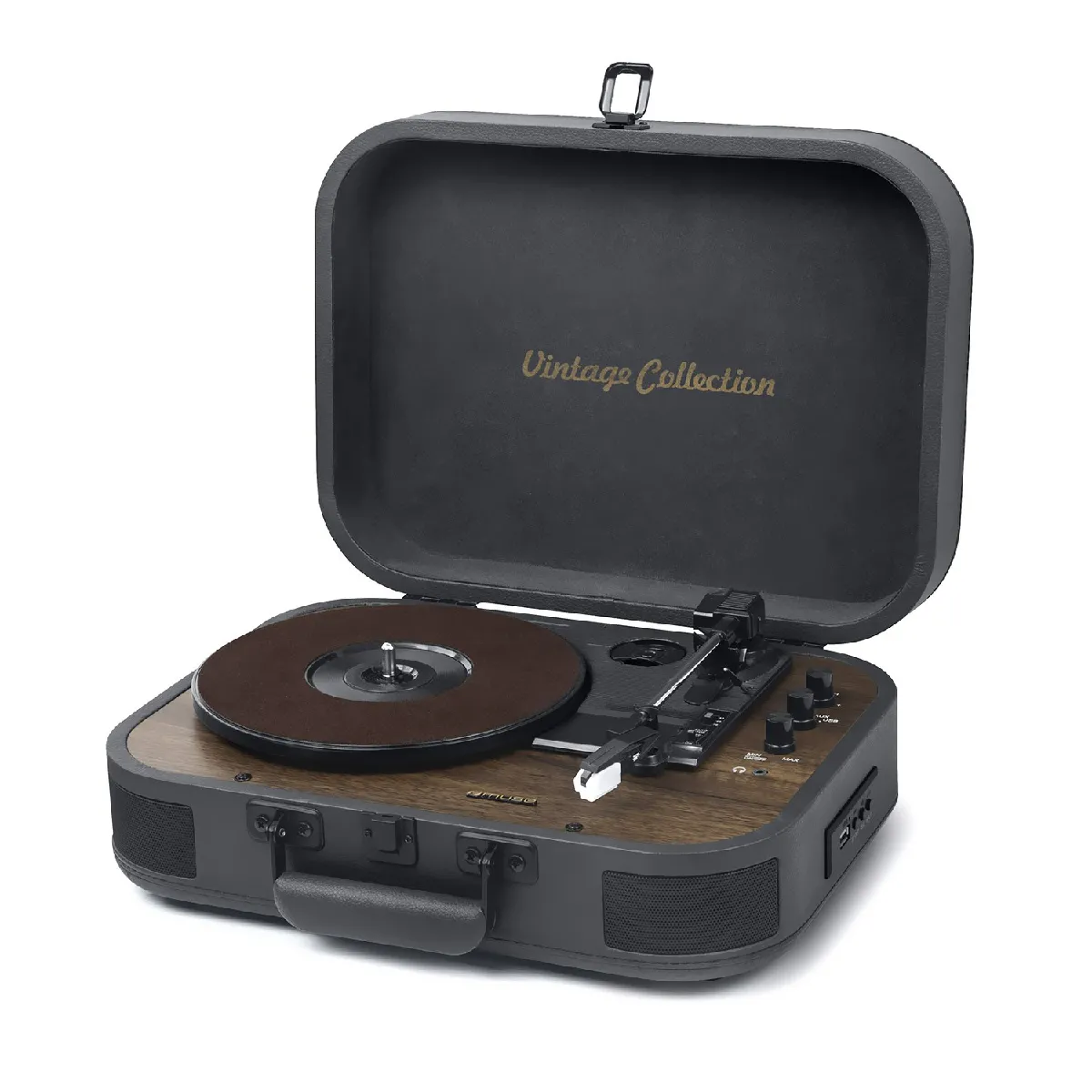 Tourne-disques Vinyle Muse MT-207 DGB, 33/45/78 Tours, Stéréo 2x5W - Port USB Bluetooth