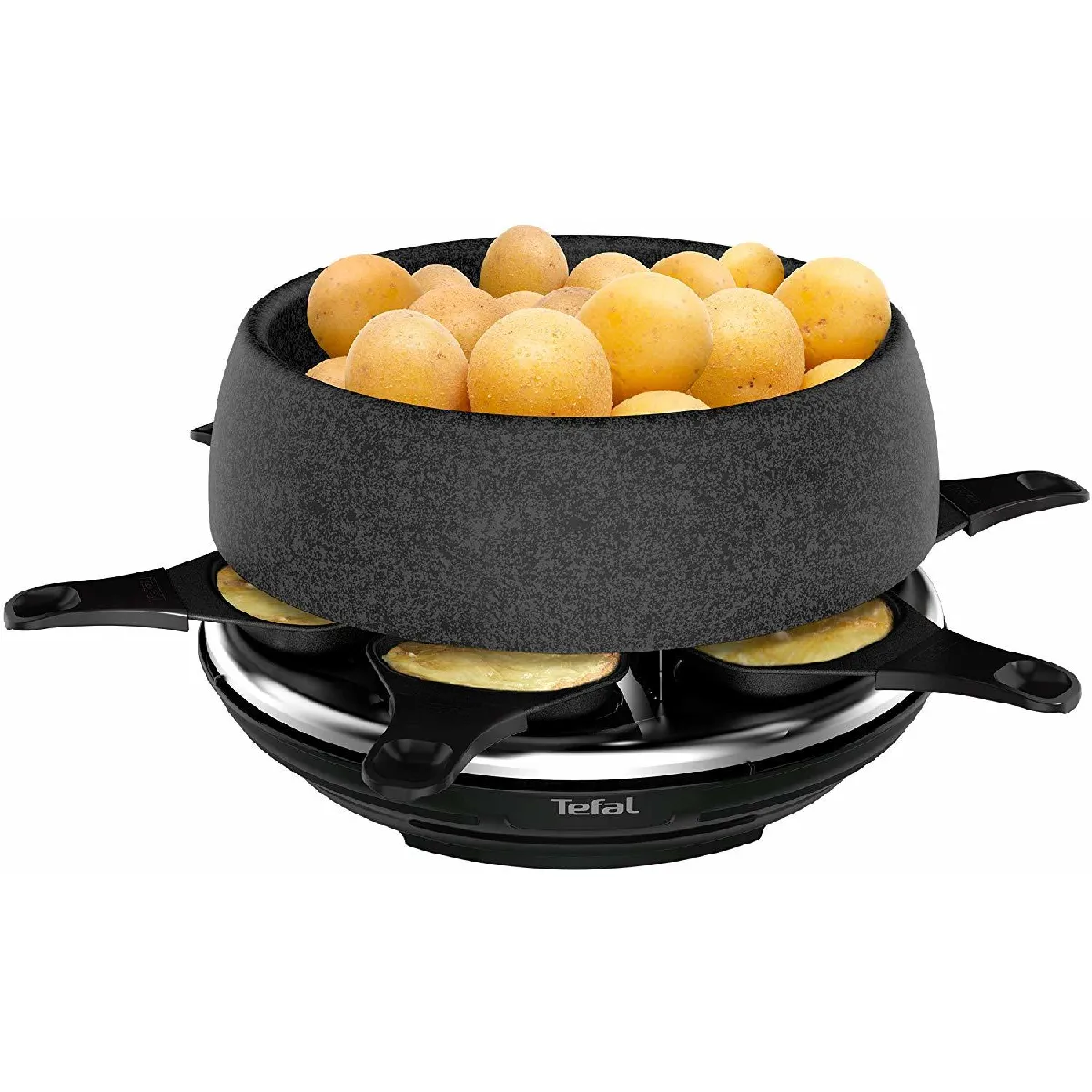 appareil à Raclette 6 en 1 pour 6 personnes 850W noir