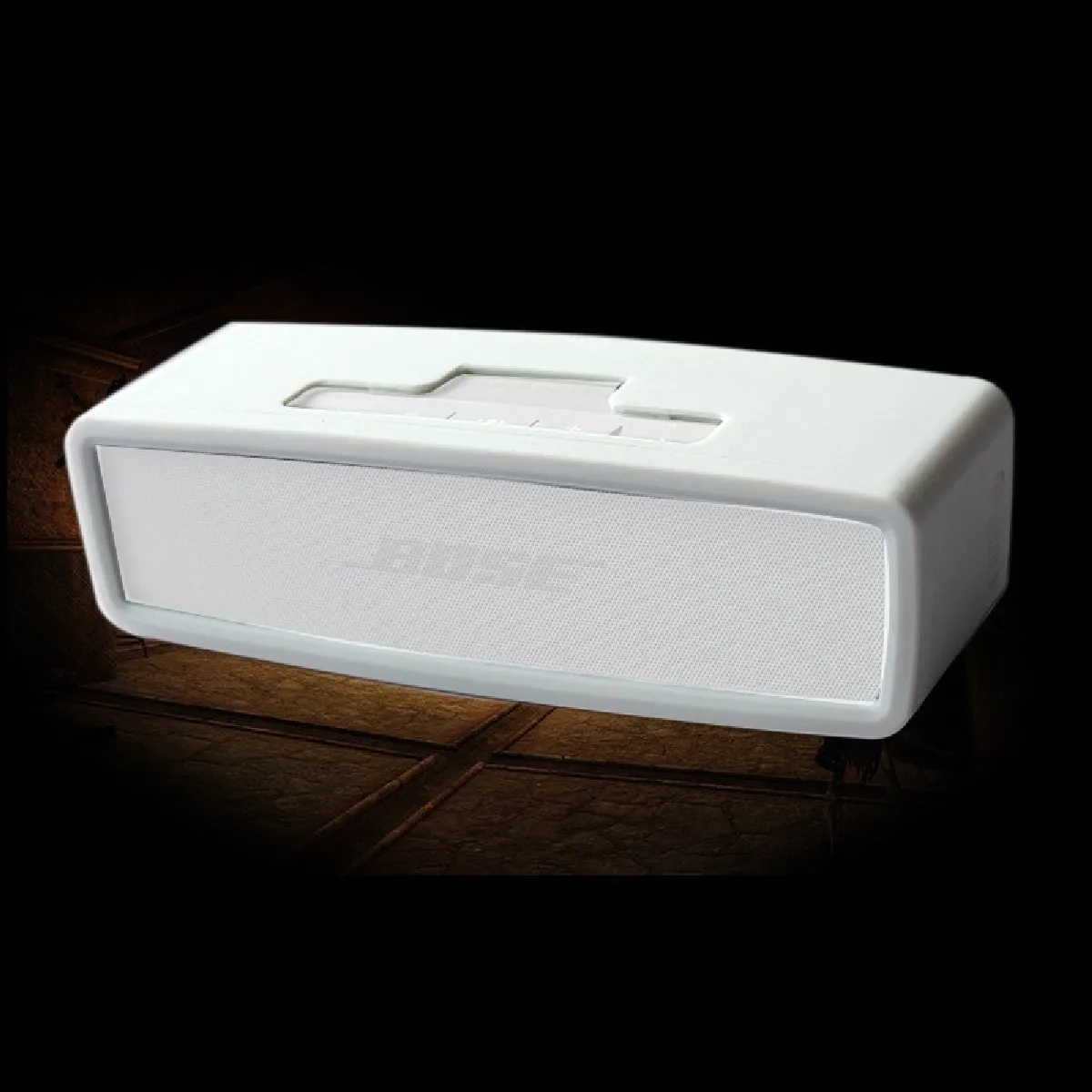 Housse de protection pour haut-parleur Bluetooth portableantichocdoucegel Bose Mini 1/2 Blanc