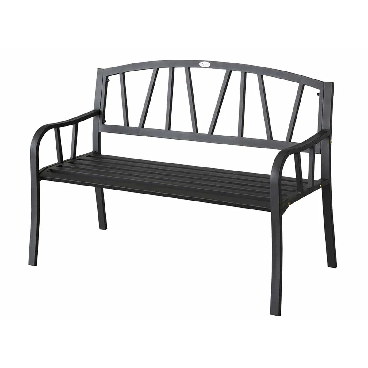 Banc de jardin en métal Alvernia - Hespéride