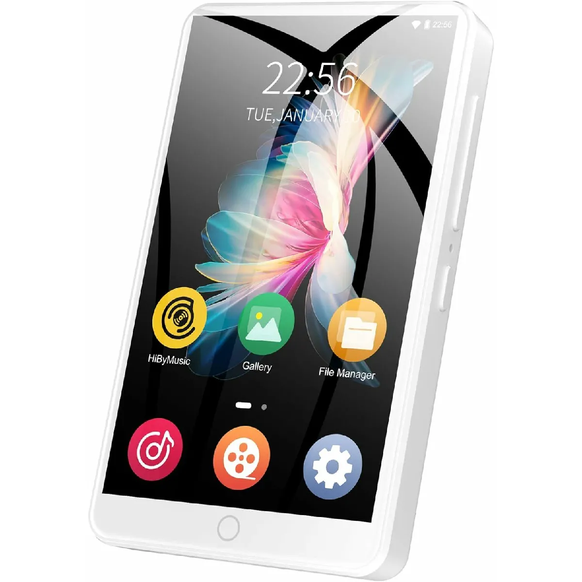 Lecteur MP3 et MP4 de 3,5 pouce Bluetooth WiFi 3,5 blanc