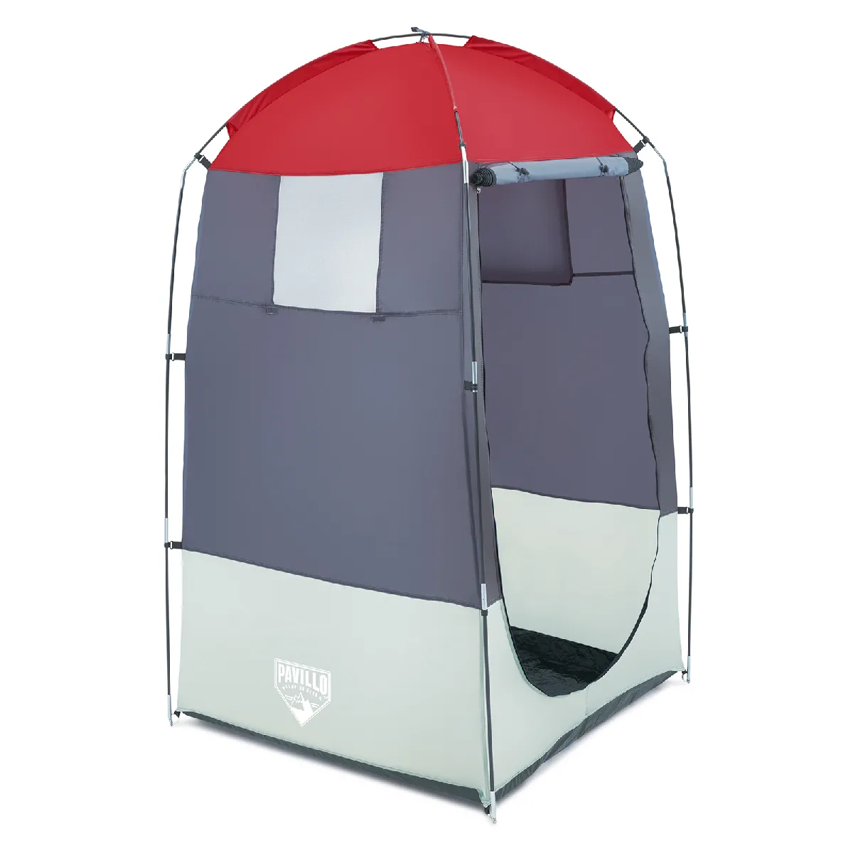 Tente de Camping Bestway Station Port 110x110x190 cm Cabine de Douche pour 1 Personne - Sol Démontable, Montage avec Mâts