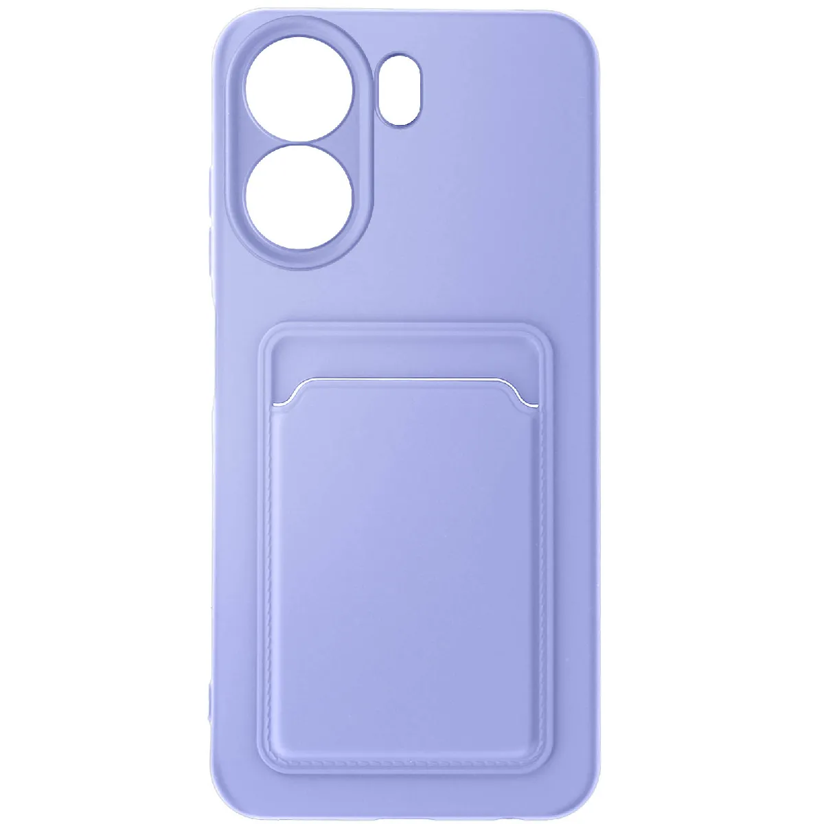 Avizar Coque pour Xiaomi Redmi 13C Porte-carte Souple Anti-traces Lavande