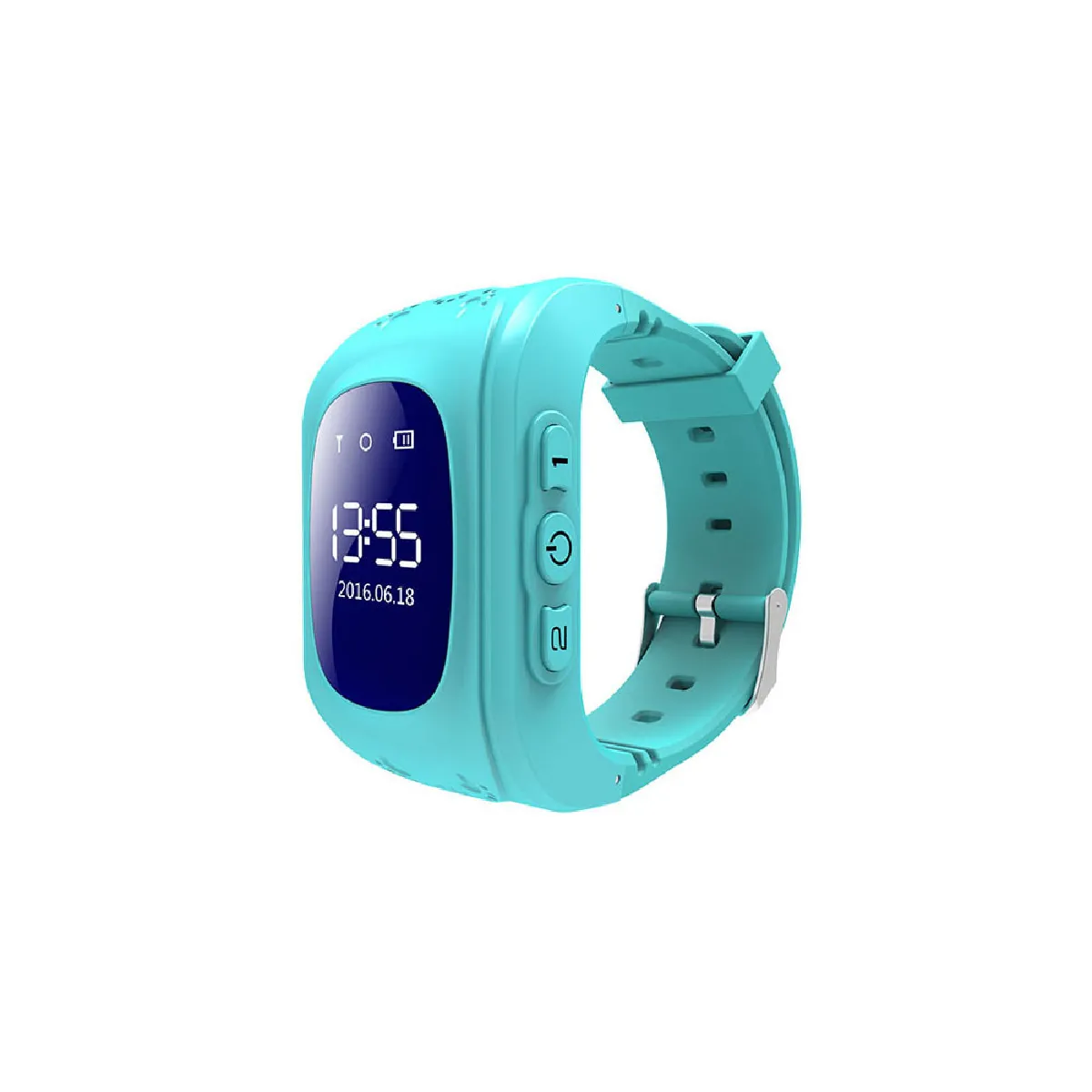 Montre Bluetooth traceur GPS pour enfant - Bleue