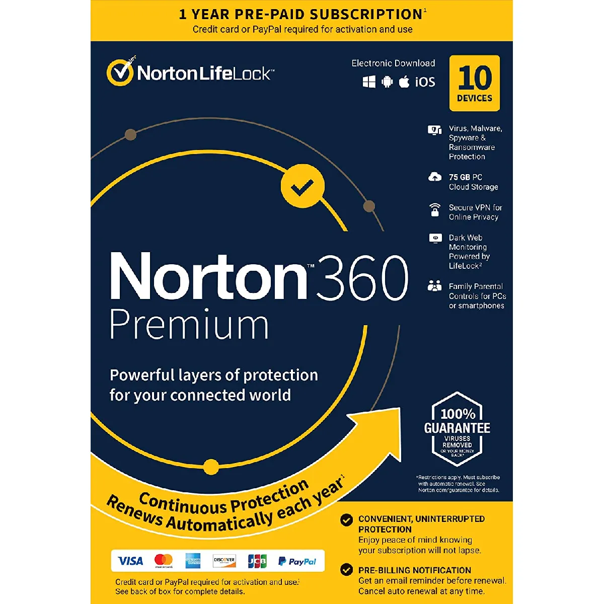 Norton 360 Premium 2022 - 10 Devices -