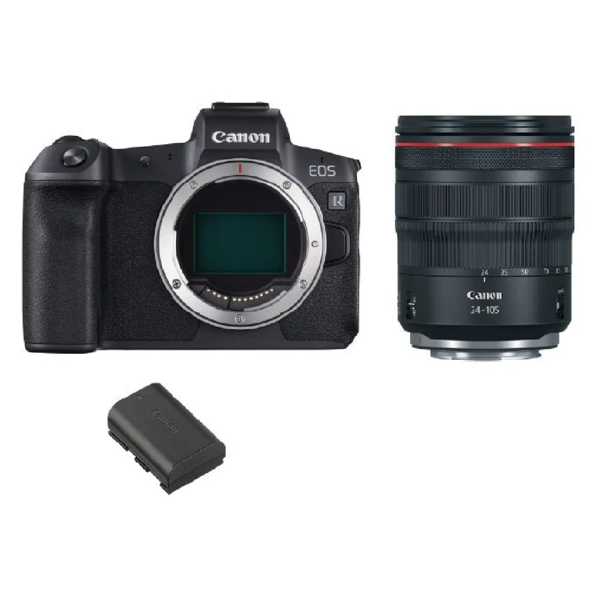 CANON EOS R KIT RF 24-105mm F4L IS USM + LP-E6N Battery