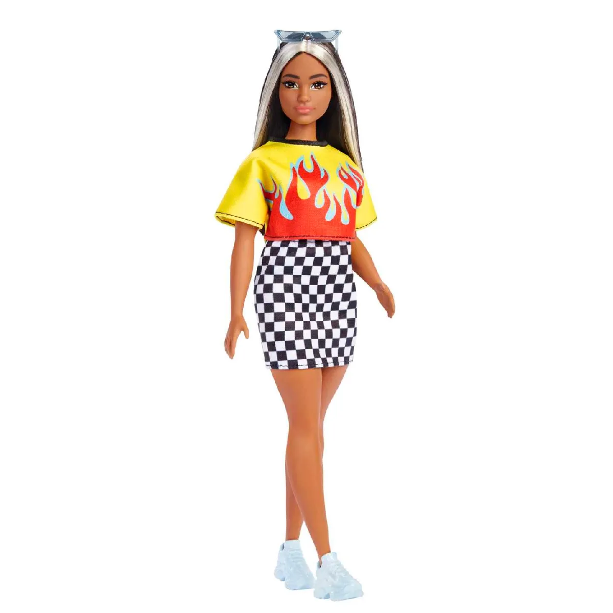 mattel-barbie-fashionistas-poupee-mannequin-n-179-aux-cheveux-longs-meches-multicolore-rue-du-commerce-39330207373