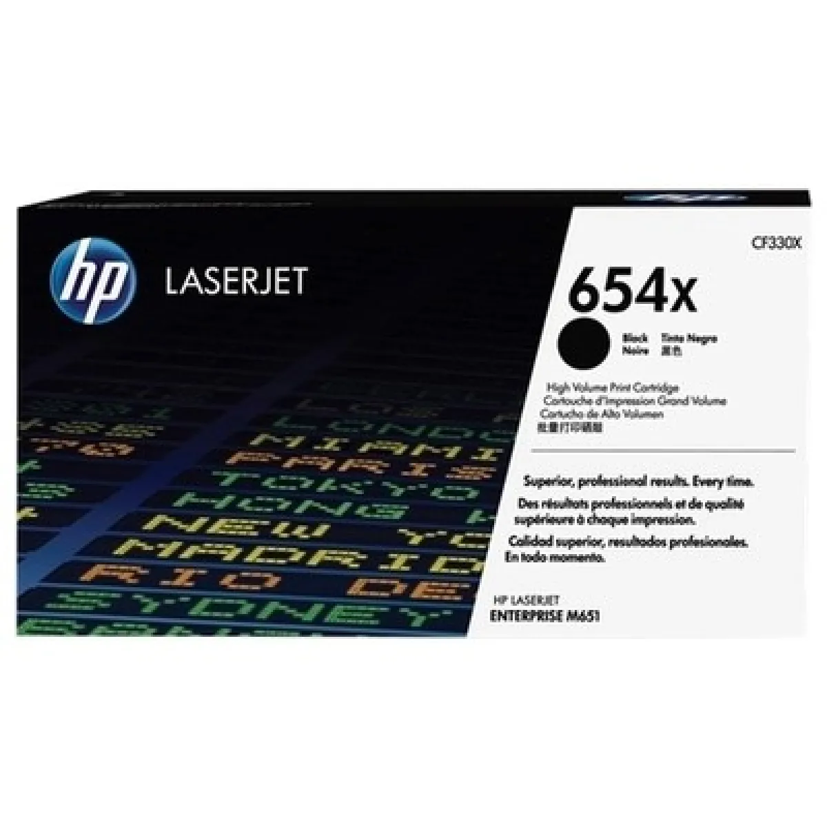 HP 654X Toner Noir CF330X