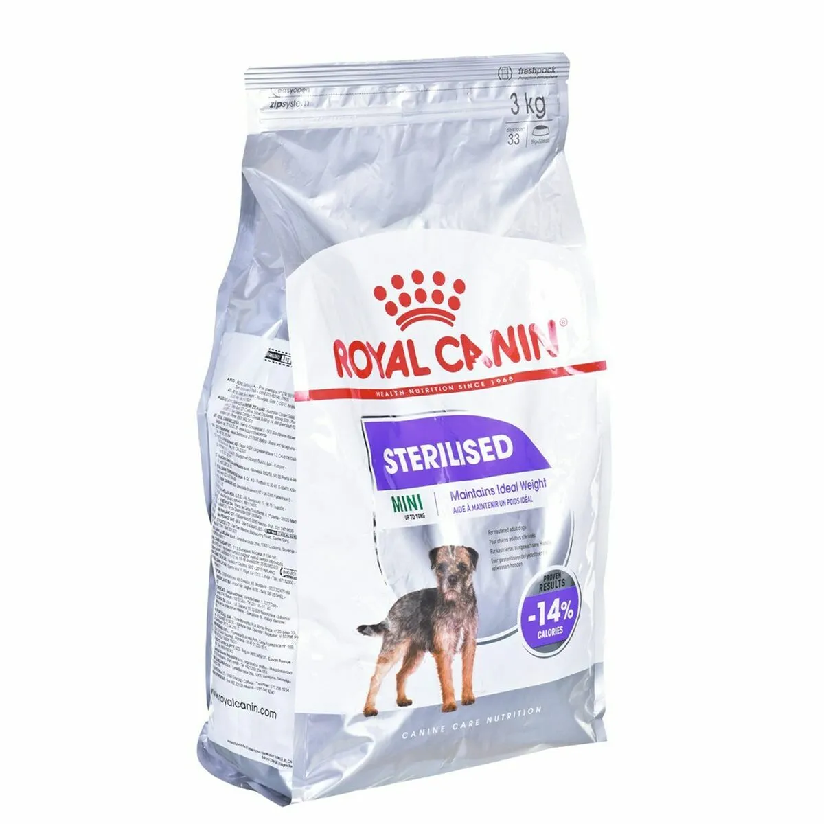 Nourriture Royal Canin Mini Sterilised Adulte 3 Kg